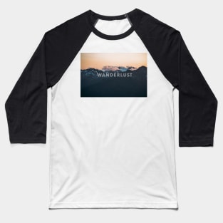 Wanderlust; Clouds covering hurricane ridge mountains Baseball T-Shirt
